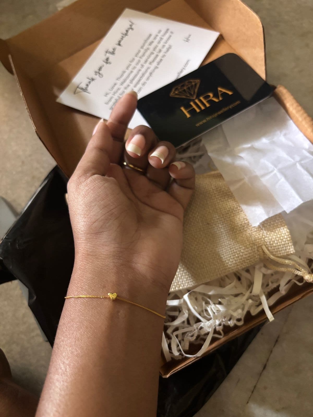 Sleek Tiny Heart Bracelet